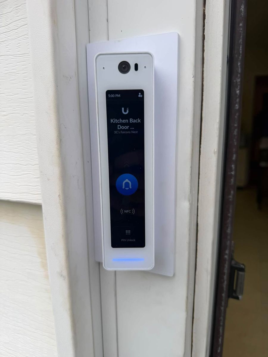 Door reader install