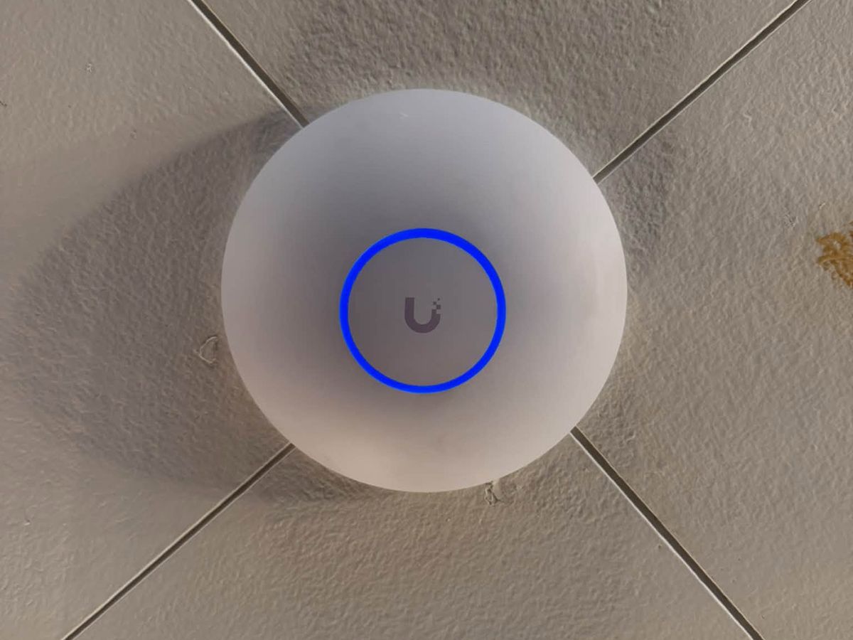 Ceiling-mounted Wi-Fi access point